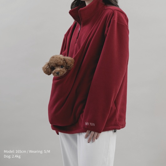 Fleece Half Zip(ホリデー限定_バーガンディー)