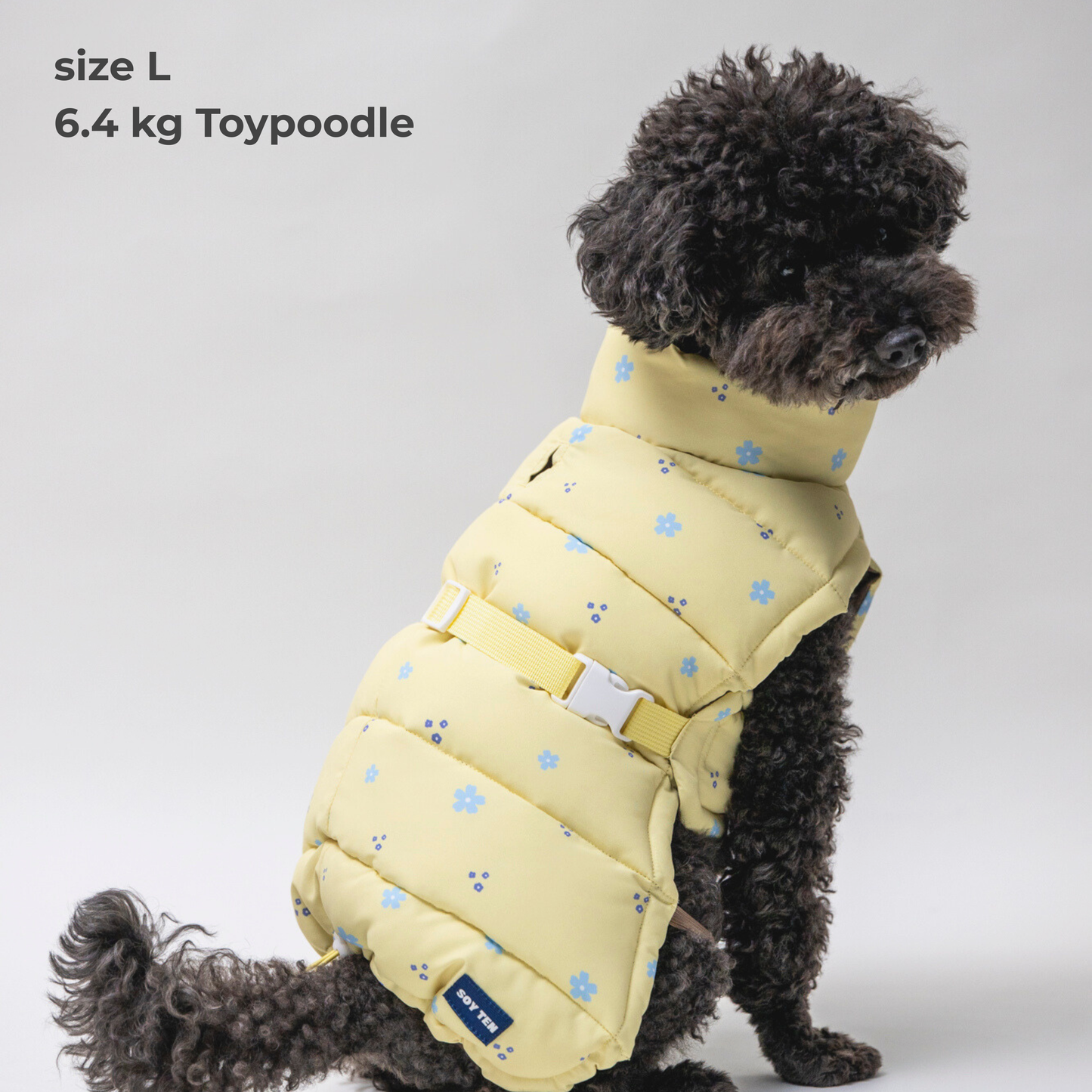 Puffer Vest（Yellow Brown)　