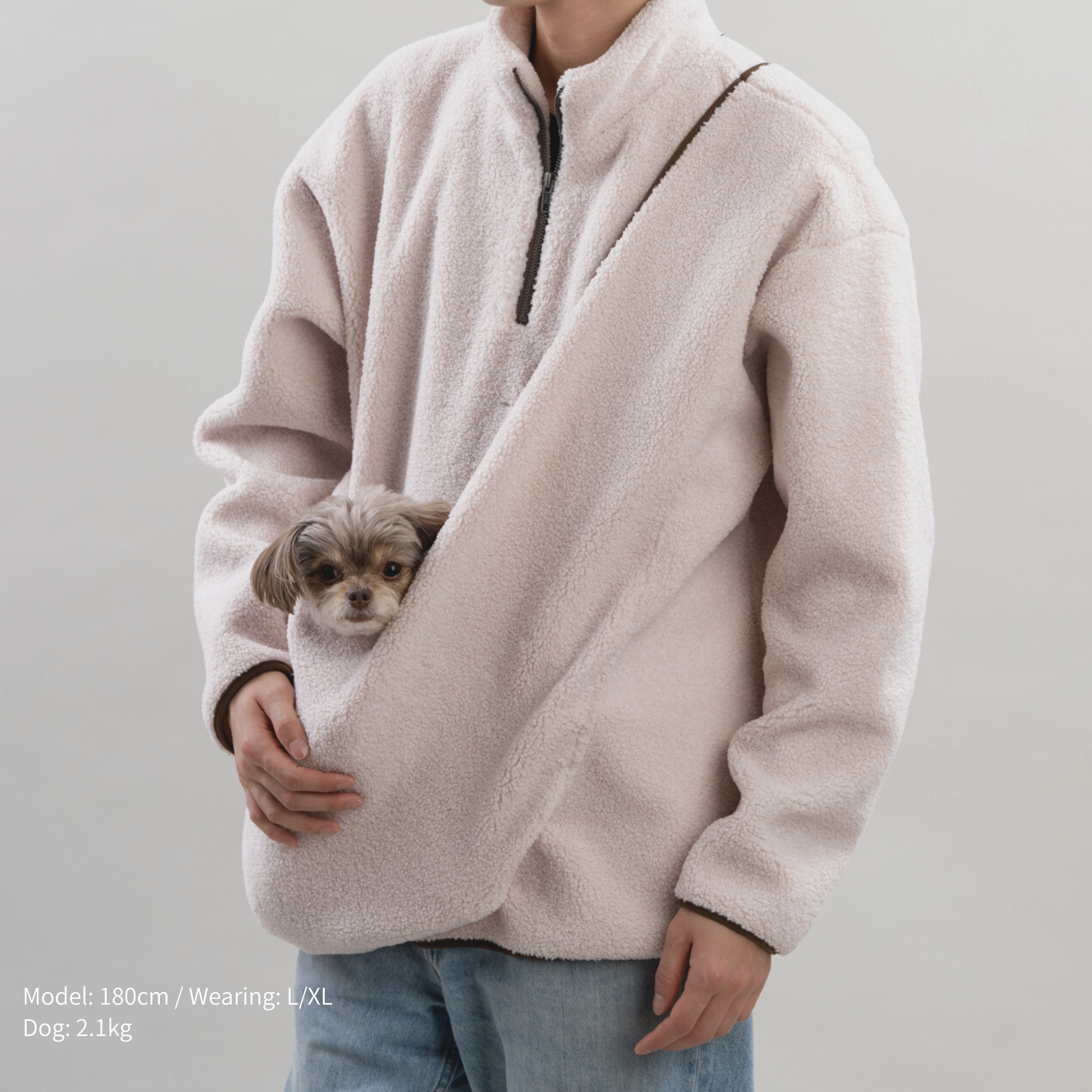 SOY TEN FLUFFY HALF ZIP S/M ソイテン FLUFFY HALF ZIP – SOY TEN APPAREL
