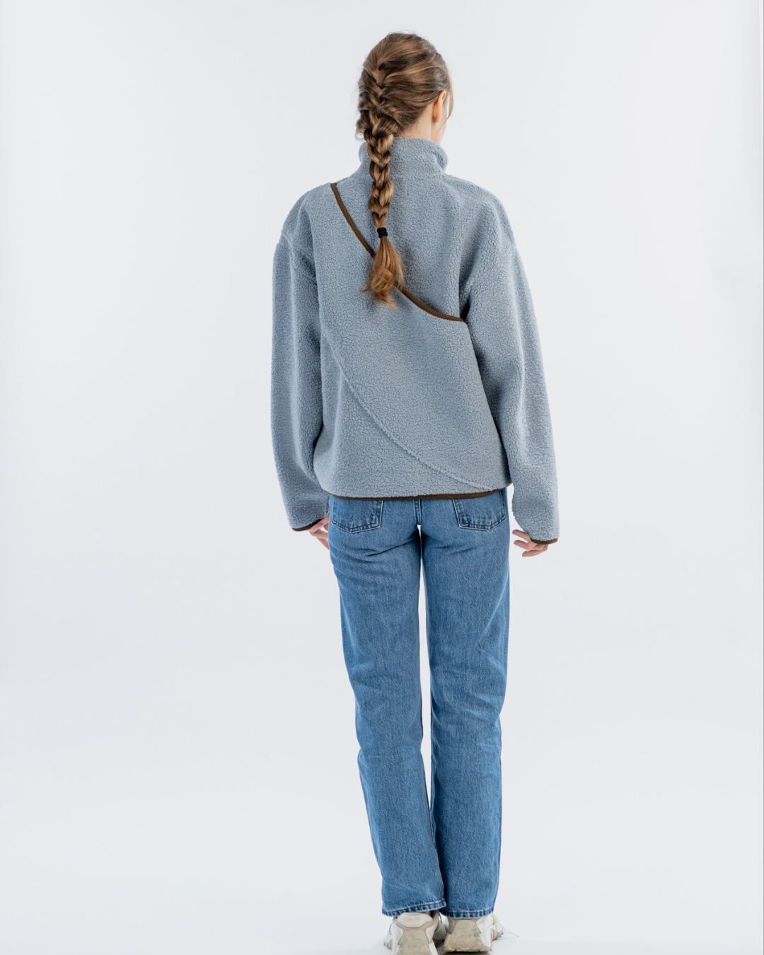 FLUFFY HALF ZIP