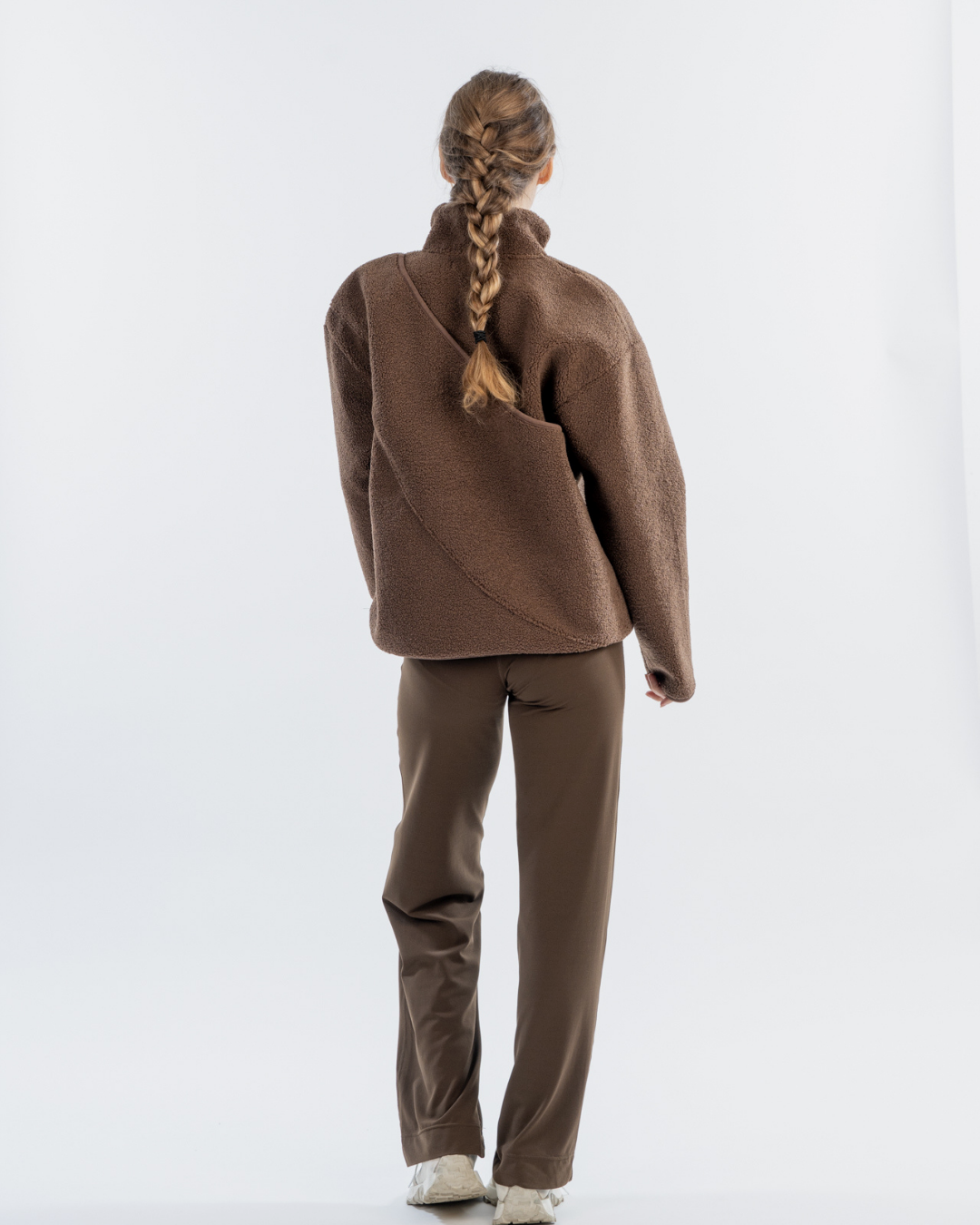 FLUFFY HALF ZIP