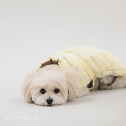 Puffer Vest（Yellow Brown)　