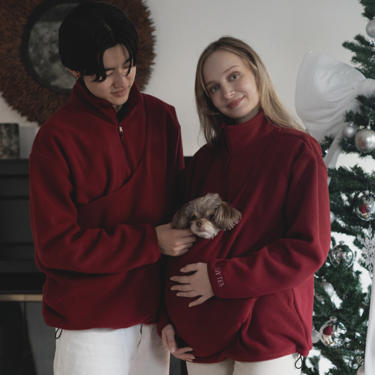 Fleece Half Zip（ホリデー限定_バーガンディー）