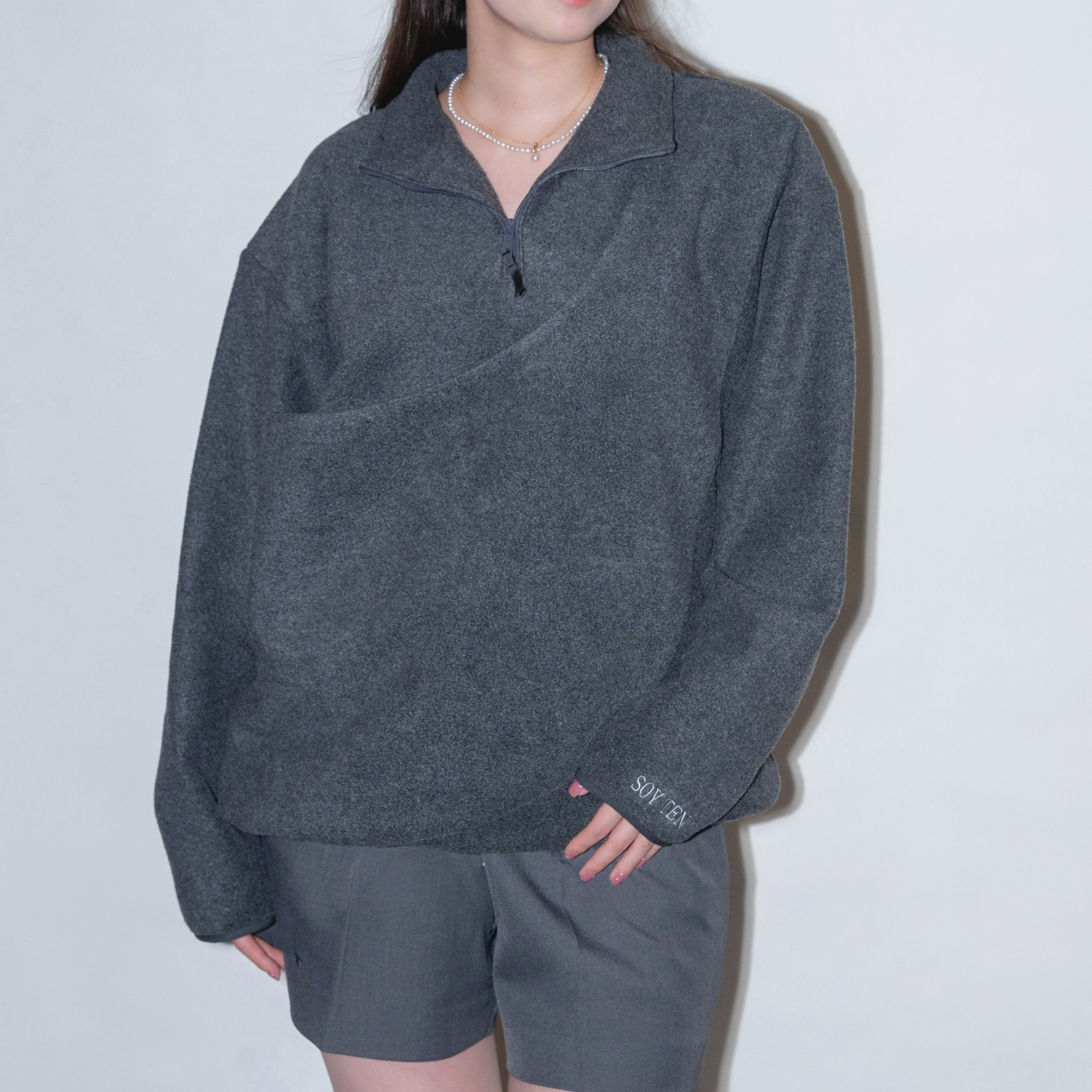 Fleece HALF ZIP – SOY TEN APPAREL