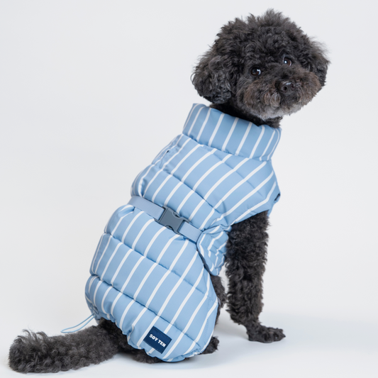 Puffer Vest(Blue Gray)