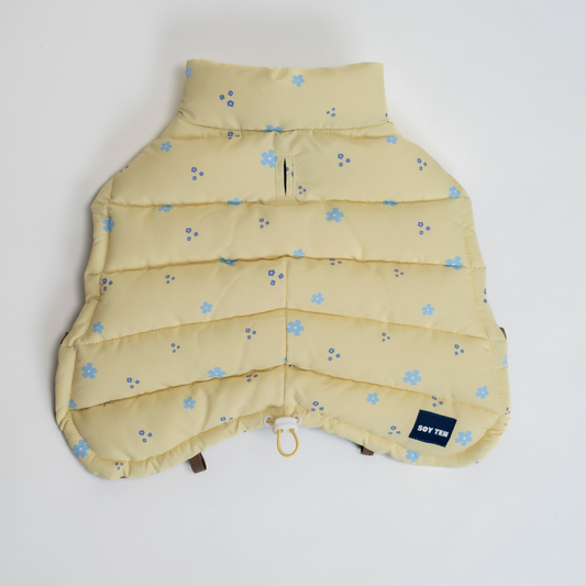 Puffer Vest（Yellow Brown)　
