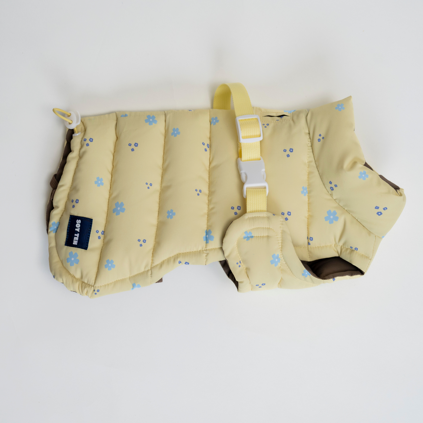 Puffer Vest（Yellow Brown)　