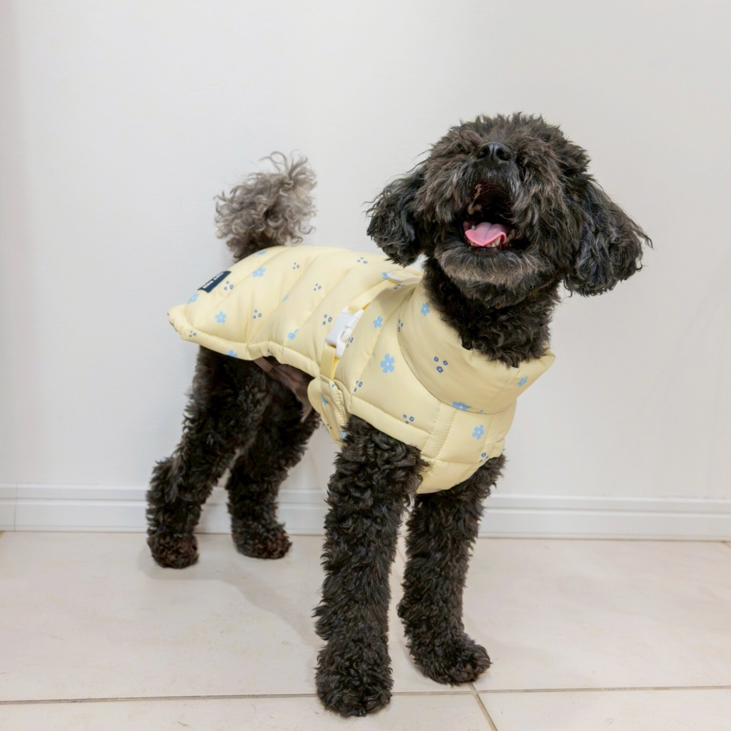 Puffer Vest（Yellow Brown)　