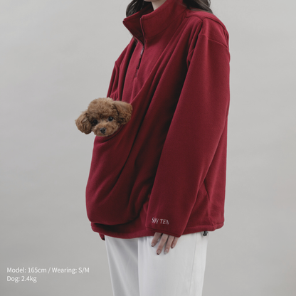 Fleece Half Zip（ホリデー限定_バーガンディー）